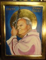 Nr.149.Święty Jan  Paweł II-wym.50-40-2,5cm